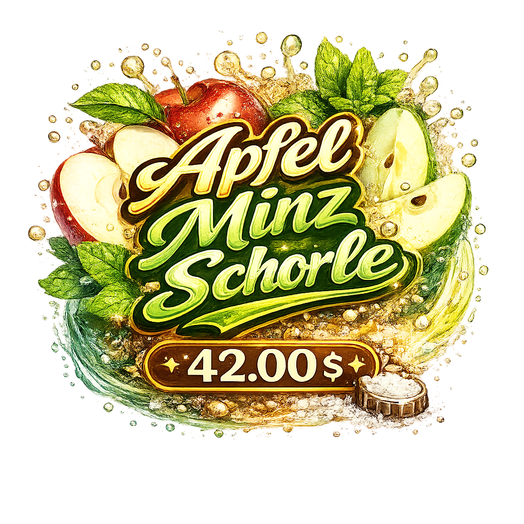 Apfel Minz Schorle