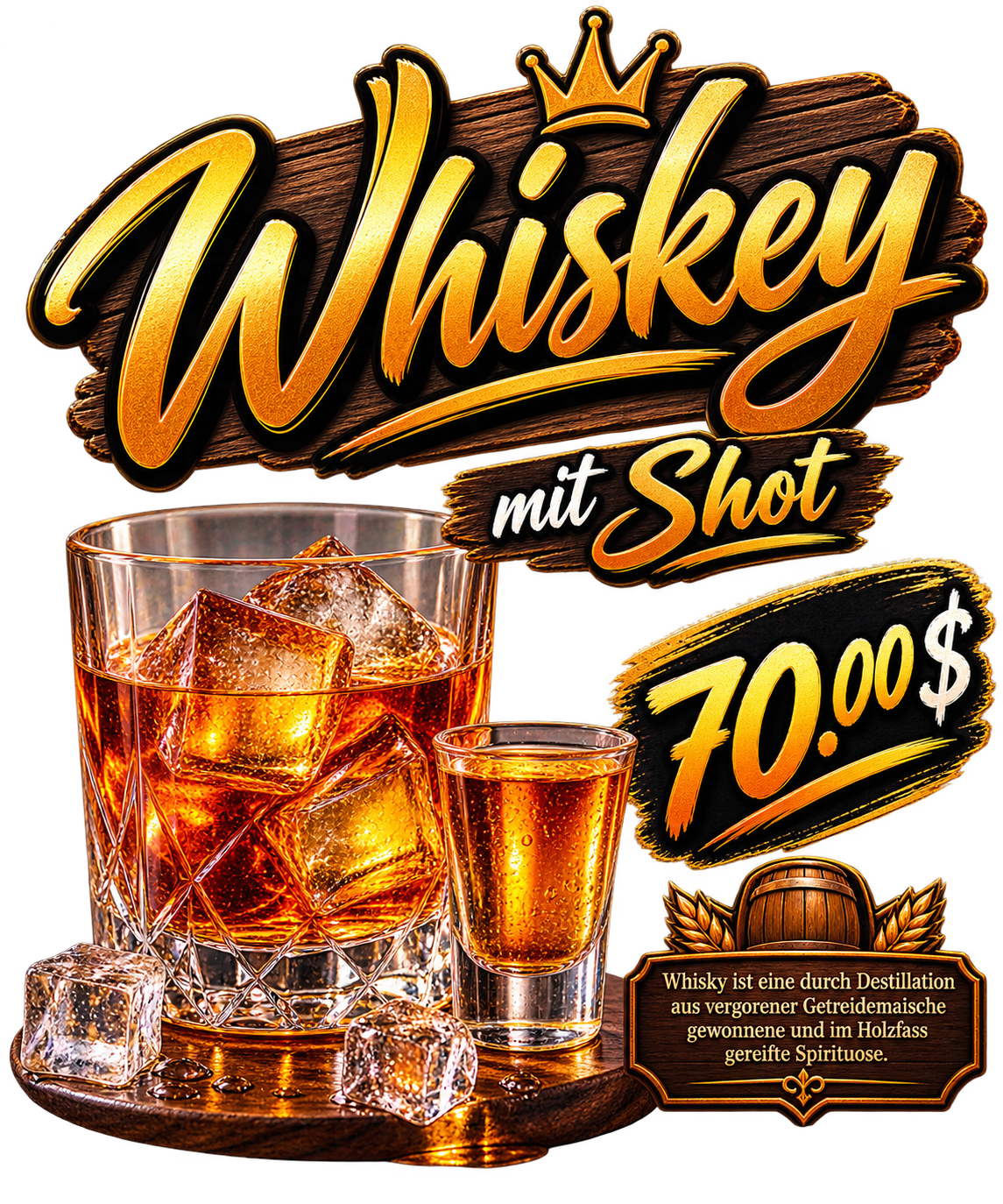 Whiskey mit Shot