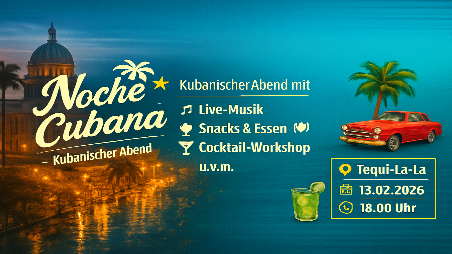 Cover für Noche Cubana - kubanischer Abend